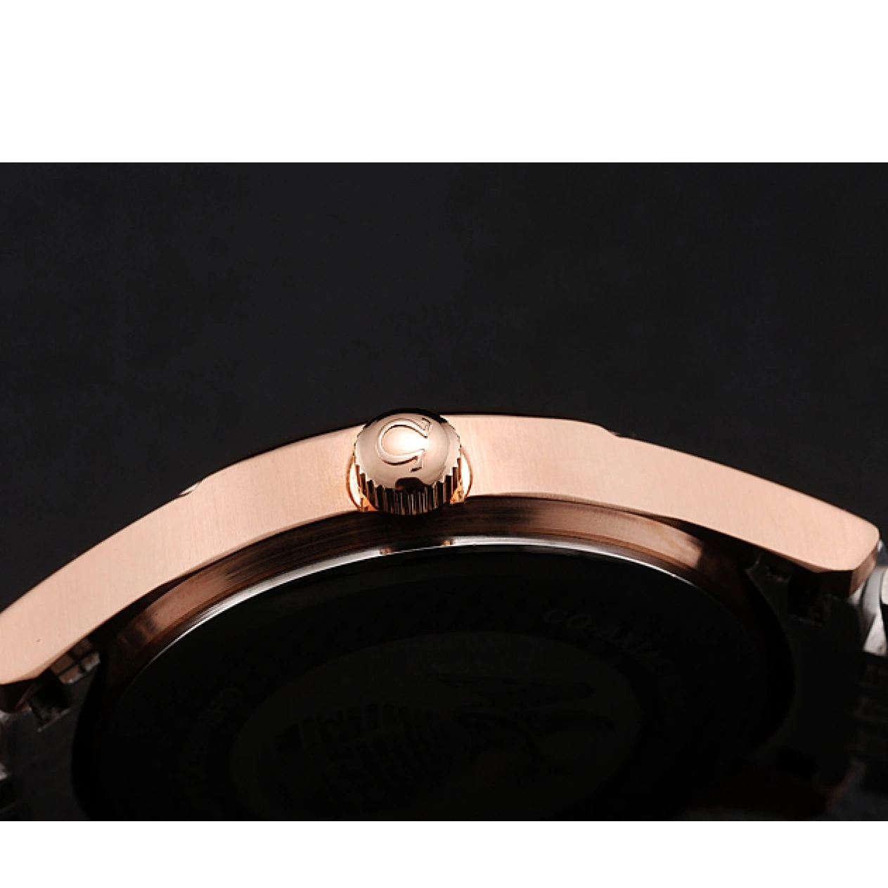 1026 Omega De Ville White Dial Rose Gold Case Two Tone Bracelet 1453781